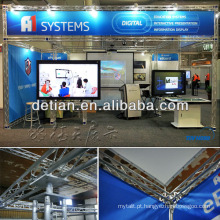 projeto portátil e modular da cabine da mostra de comércio com reprodutor multimedia HD de Shanghai China